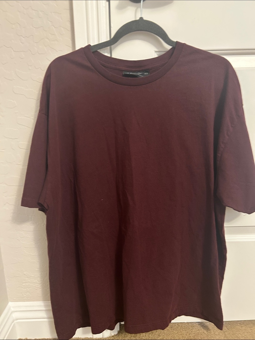 No Boundaries Maroon Crewneck T-Shirt